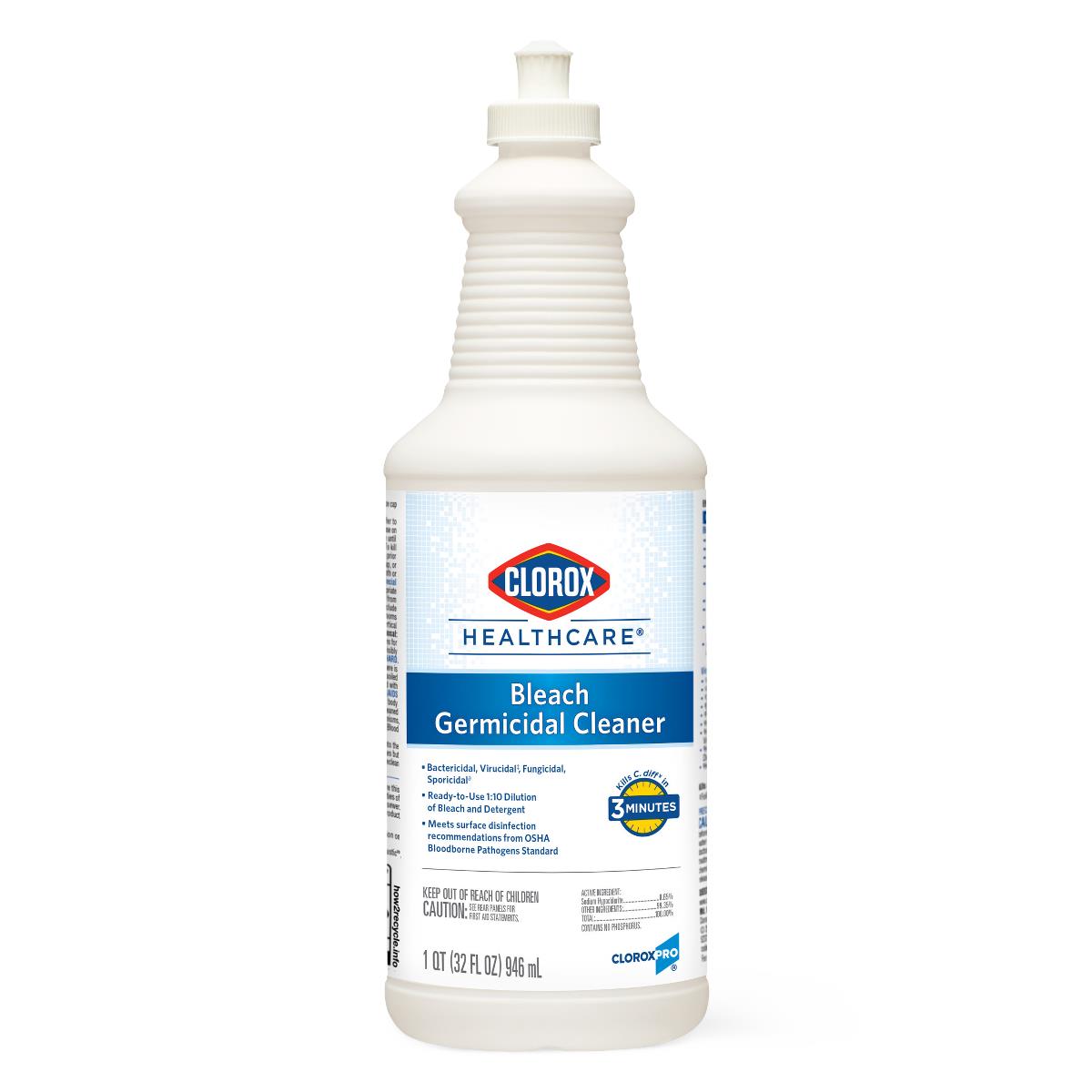 Clorox Healthcare Bleach Germicidal Cleaners
