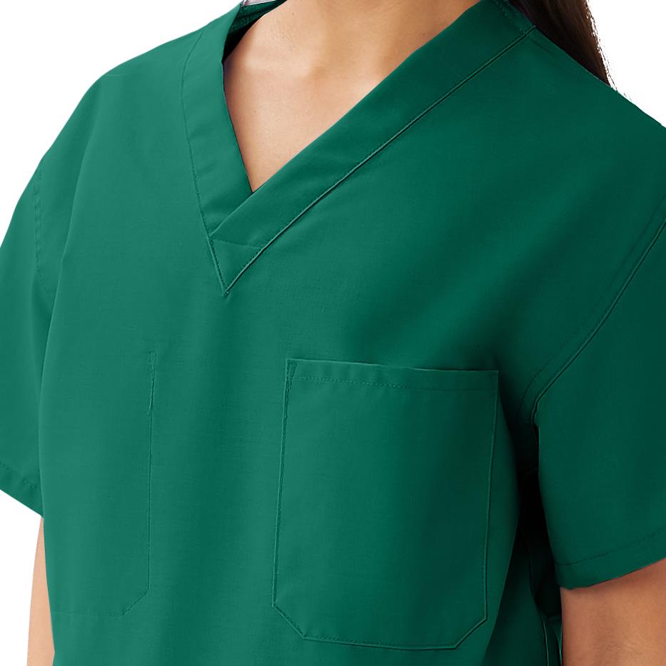 AngelStat Unisex Reversible Scrub Tops with Angelica Color Coding (Style 630)