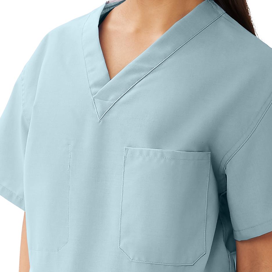 AngelStat Unisex Reversible Scrub Tops with Medline Color Coding (Style 630)