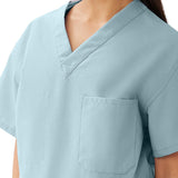 AngelStat Unisex Reversible Scrub Tops with Medline Color Coding (Style 630)