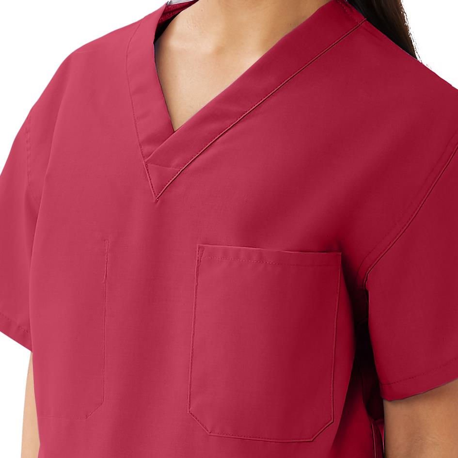 AngelStat Unisex Reversible Scrub Tops with Angelica Color Coding (Style 630)