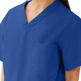 AngelStat Unisex Reversible Scrub Tops with Medline Color Coding (Style 630)
