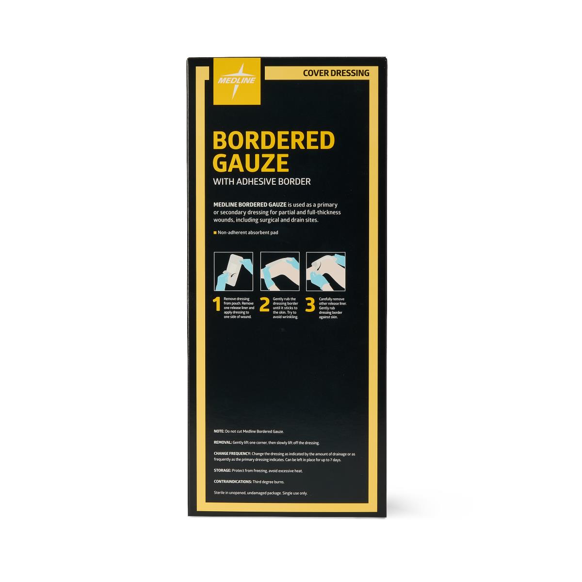 Medline Bordered Gauze Adhesive Island Wound Dressings - BeHope