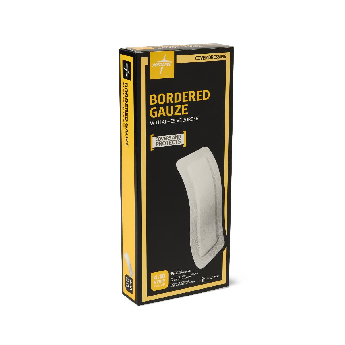Medline Bordered Gauze Adhesive Island Wound Dressings - BeHope