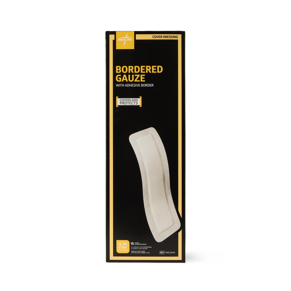 Medline Bordered Gauze Adhesive Island Wound Dressings - BeHope