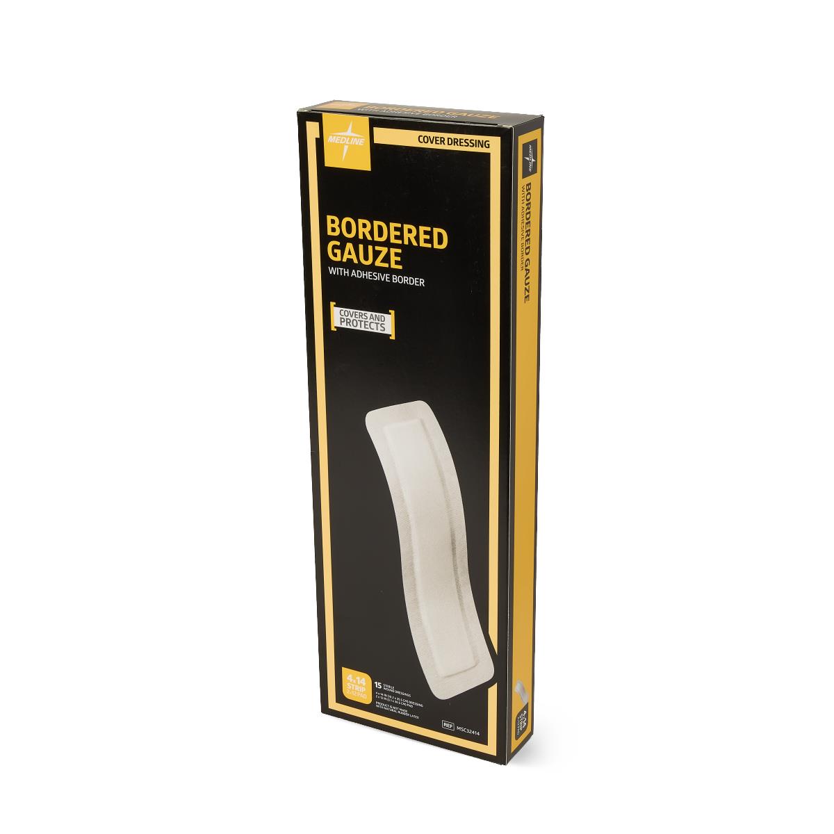 Medline Bordered Gauze Adhesive Island Wound Dressings - BeHope