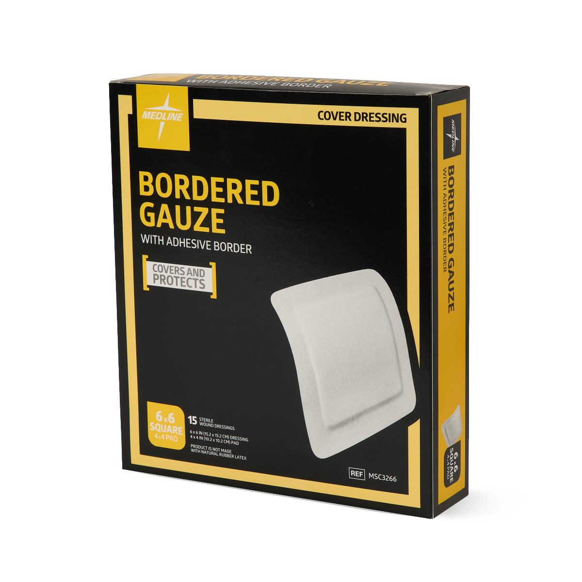 Medline Bordered Gauze Adhesive Island Wound Dressings - BeHope