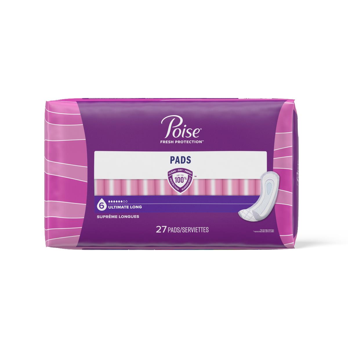 Poise Ultimate Coverage Protection Pads - BeHope