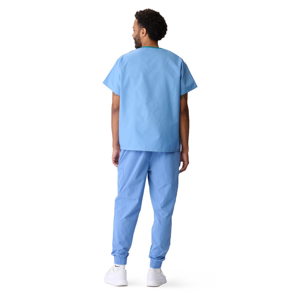AngelStat Unisex Reversible Scrub Tops with Medline Color Coding (Style 610)