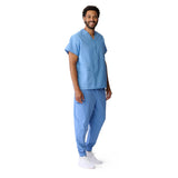 AngelStat Unisex Reversible Scrub Tops with Medline Color Coding (Style 610)