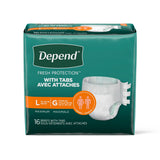 Depend Disposable Adult Incontinence Protection Briefs