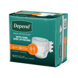 Depend Disposable Adult Incontinence Protection Briefs