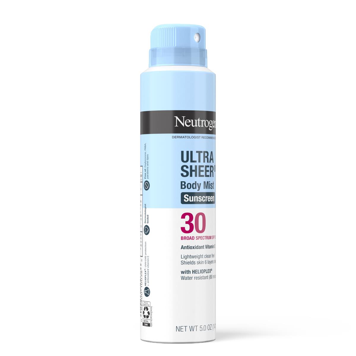 Neutrogena Ultra Sheer Body Mist Sunscreen