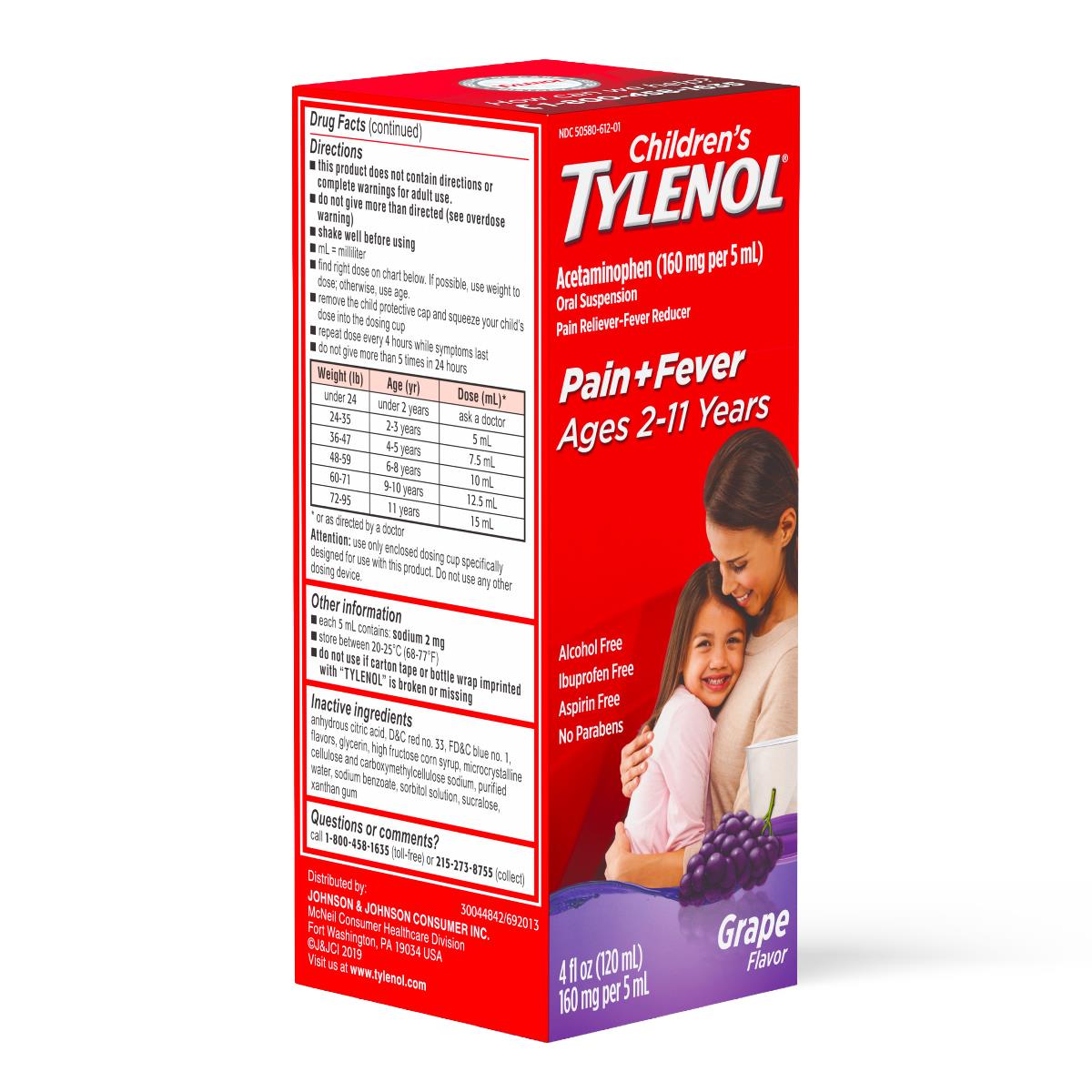 Tylenol Children's Pain + Fever Oral Suspension - BeHope