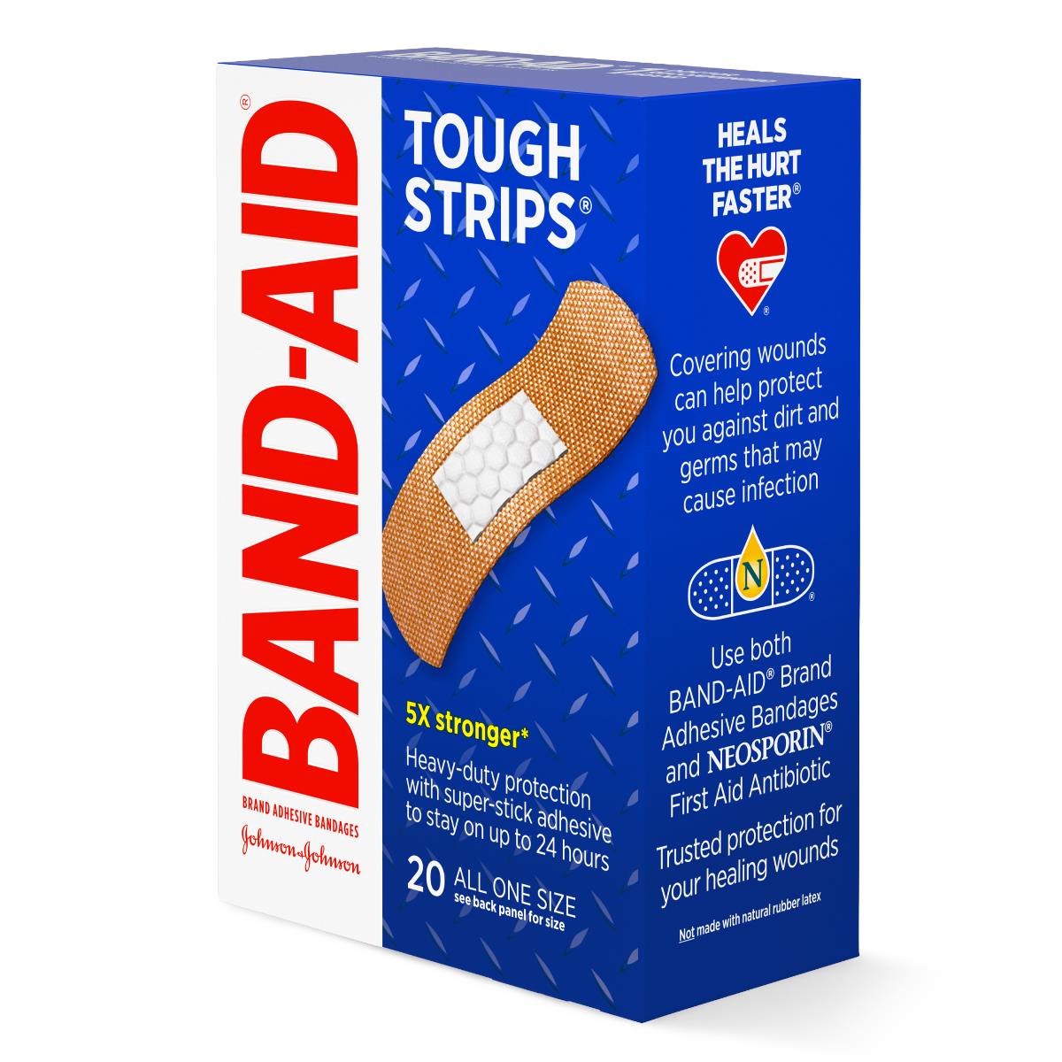 Band-aid Tough Strips Adhesive Bandages - BeHope