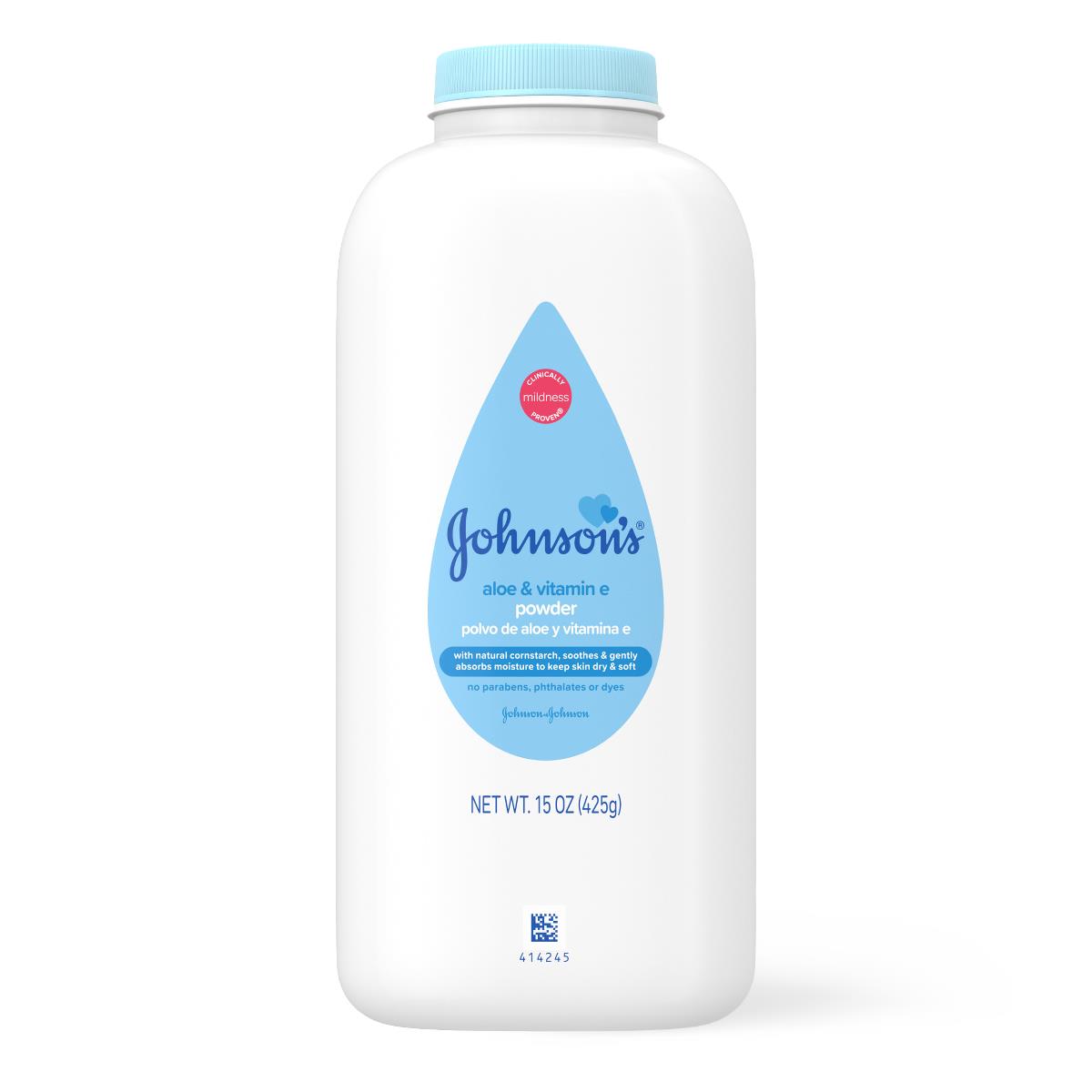 Johnson's Cornstarch Baby Powder with Aloe Vera and Vitamin E