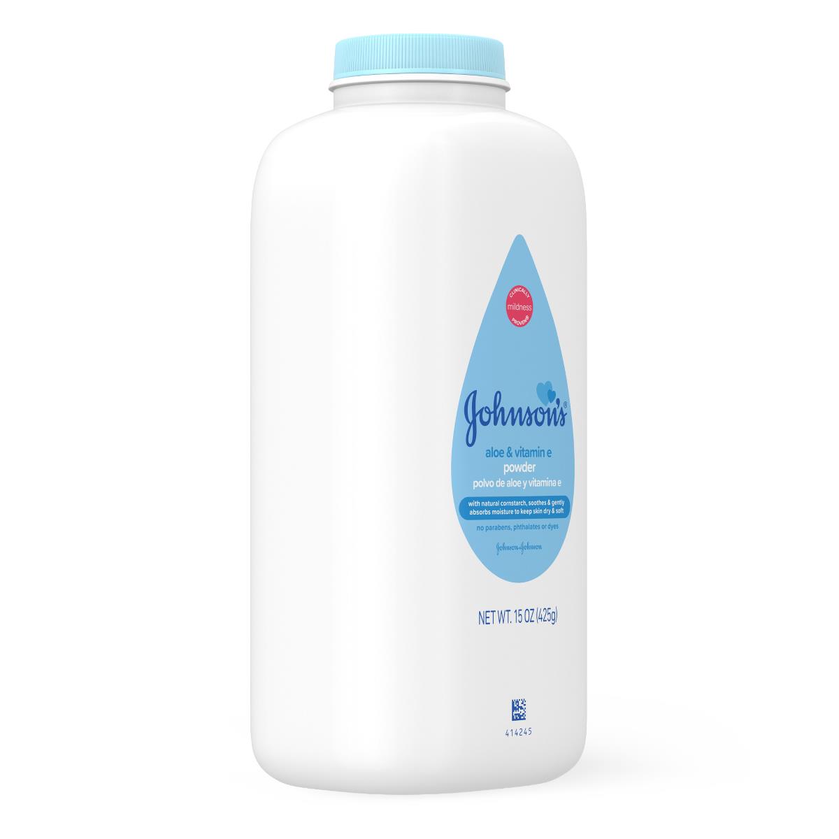 Johnson's Cornstarch Baby Powder with Aloe Vera and Vitamin E