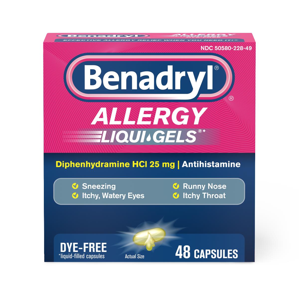 Benadryl Allergy Liqua-Gels Capsules