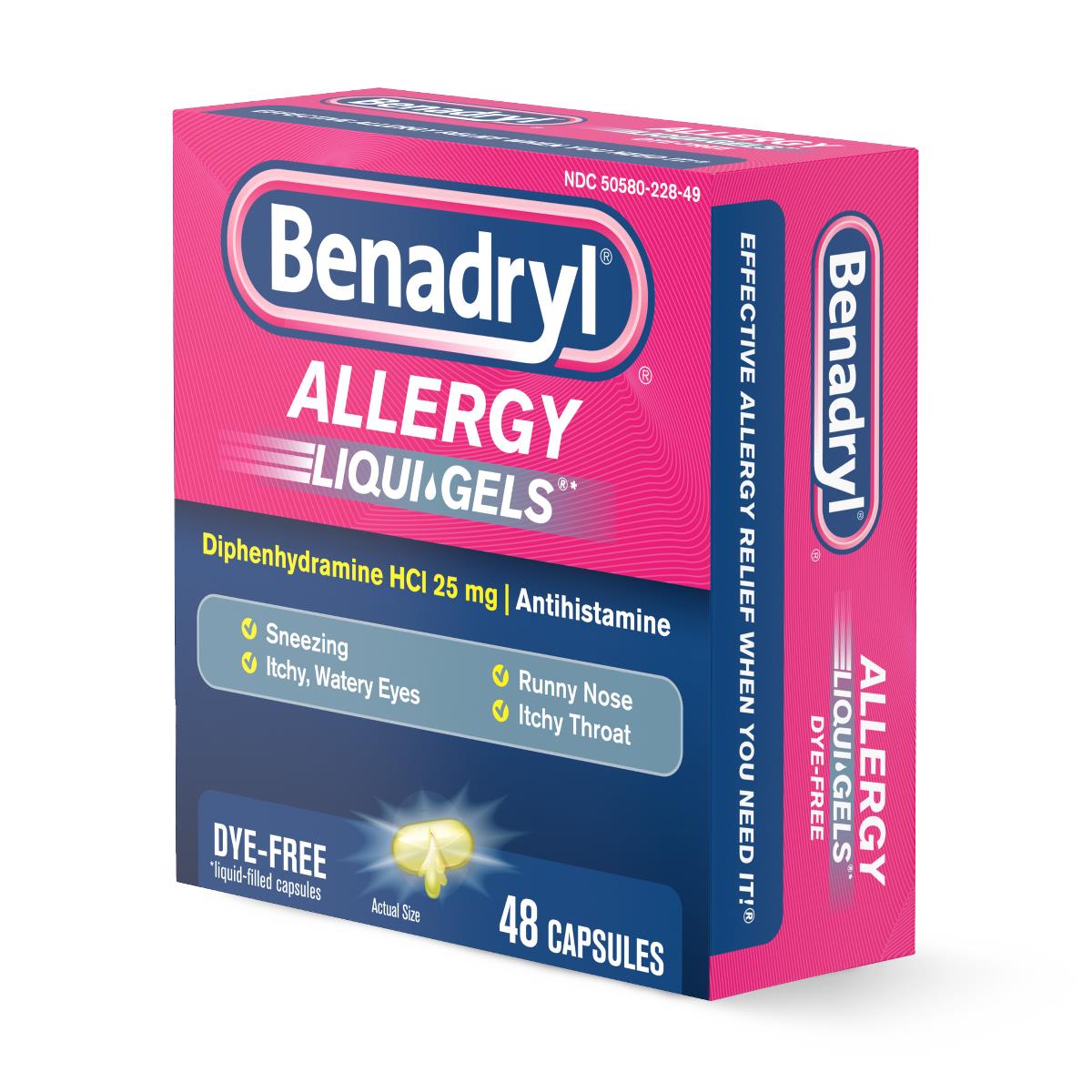 Benadryl Allergy Liqua-Gels Capsules