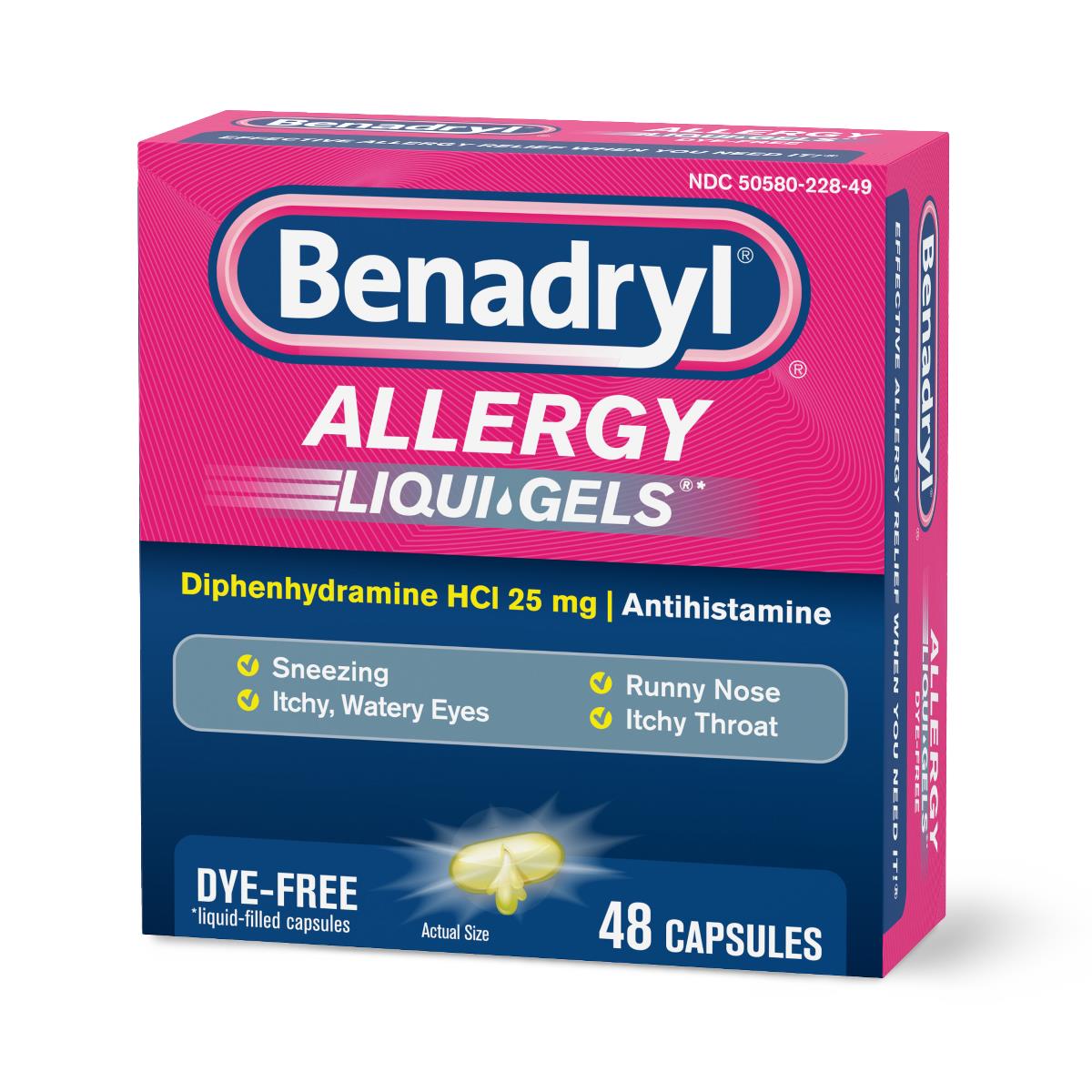 Benadryl Allergy Liqua-Gels Capsules