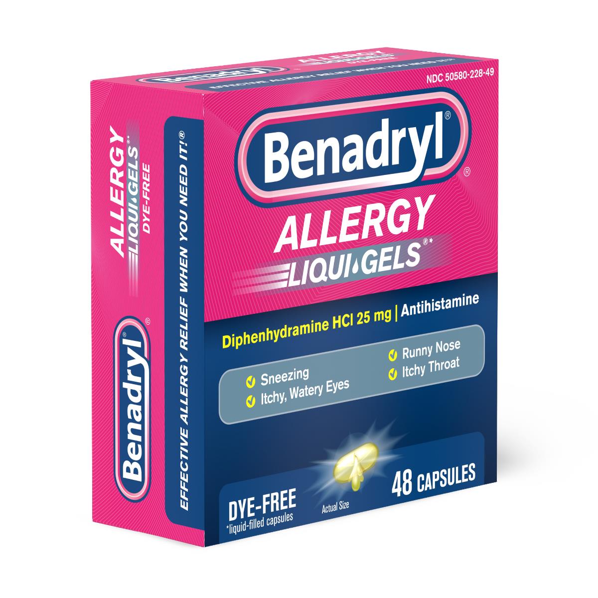 Benadryl Allergy Liqua-Gels Capsules