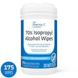 The Pharma-C Company 70% Isopropyl Alcohol First Aid Antiseptic Wipes, Value Size