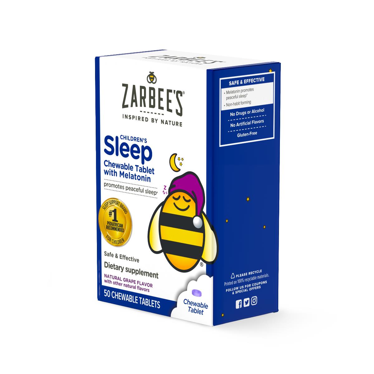 Zarbees Children's Sleep Chewable Tablet