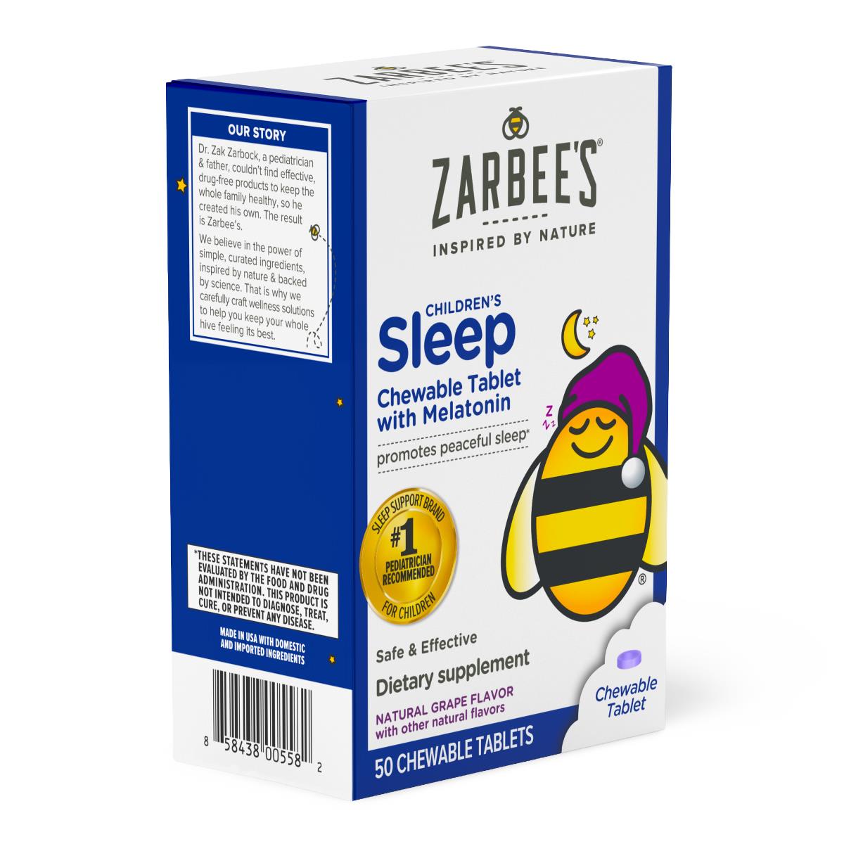 Zarbees Children's Sleep Chewable Tablet