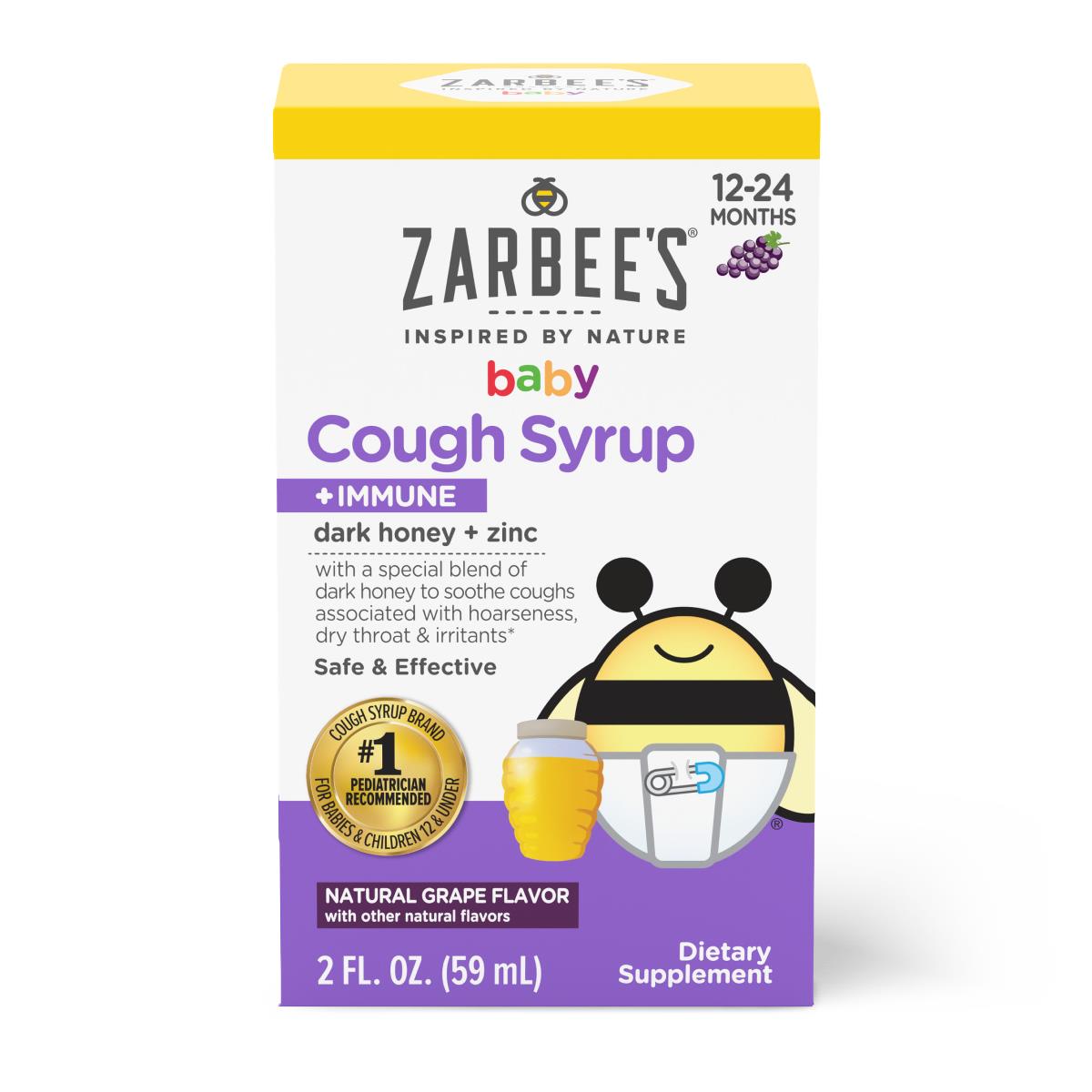 Zarbees Complete Cough Syrup + Immune Support - BeHope