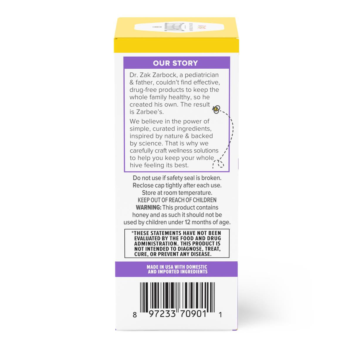 Zarbees Complete Cough Syrup + Immune Support - BeHope