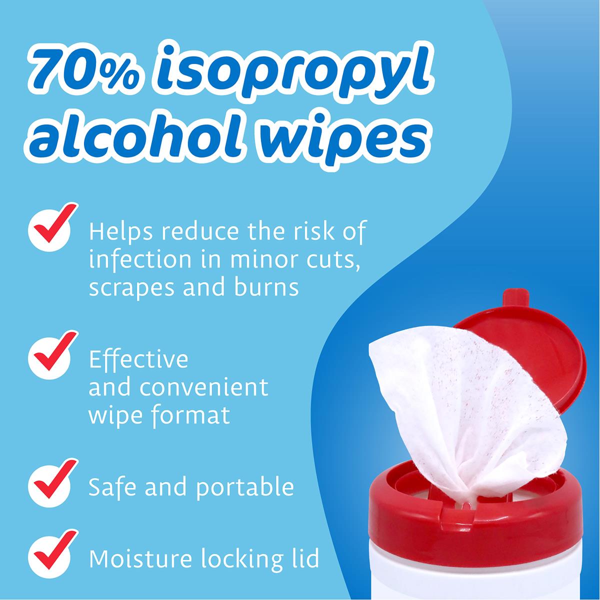 The Pharma-C Company 70% Isopropyl Alcohol First Aid Antiseptic Wipes, Value Size