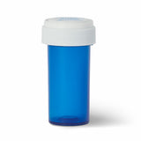 Medline Amber Prescription Vials with Reversible Cap