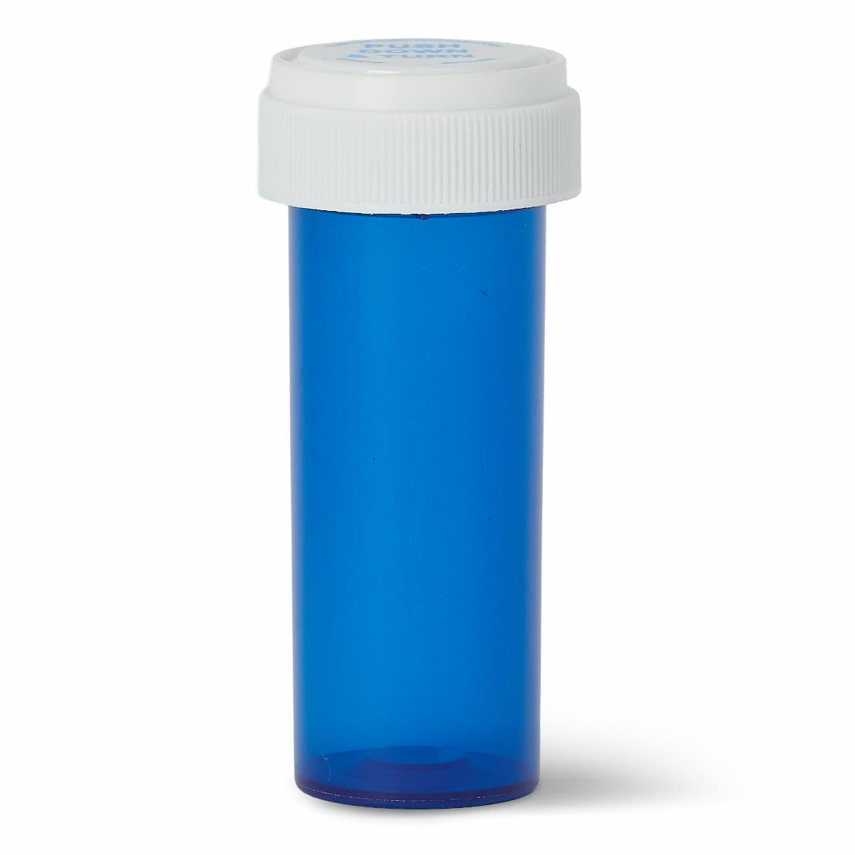 Medline Amber Prescription Vials with Reversible Cap