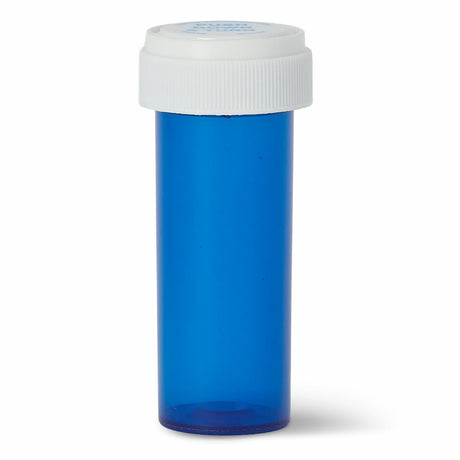 Medline Amber Prescription Vials with Reversible Cap