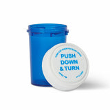 Medline Amber Prescription Vials with Reversible Cap