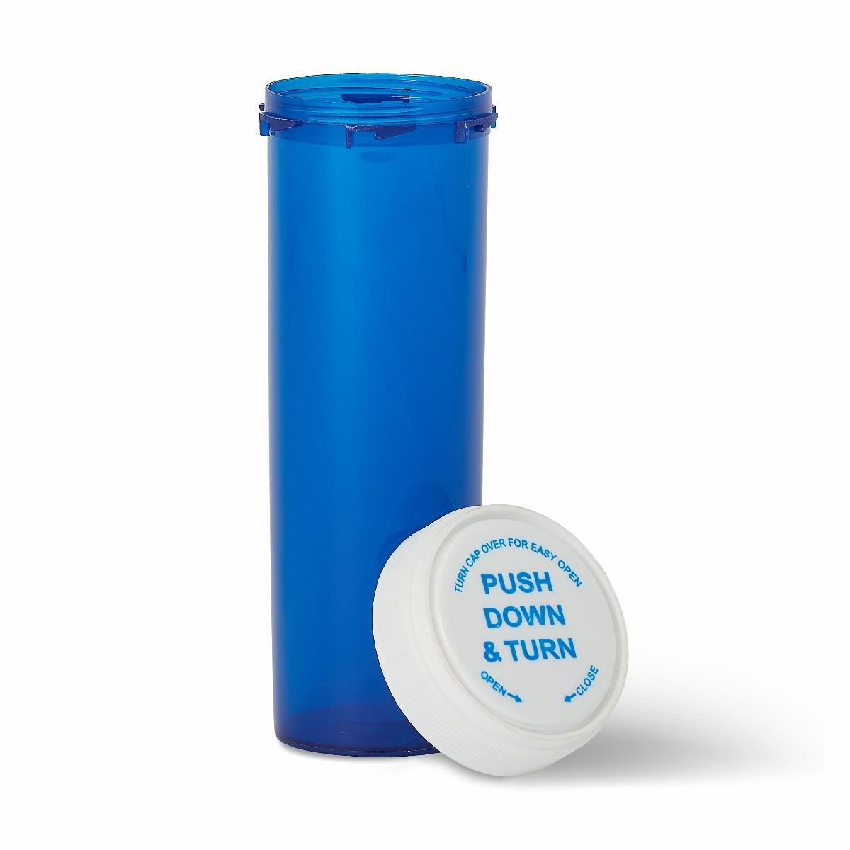 Medline Amber Prescription Vials with Reversible Cap