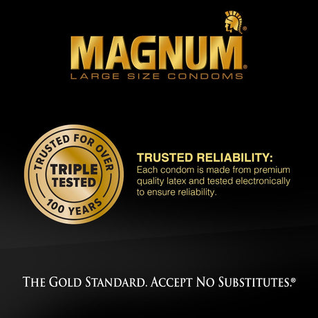 Trojan Magnum LUB Condoms