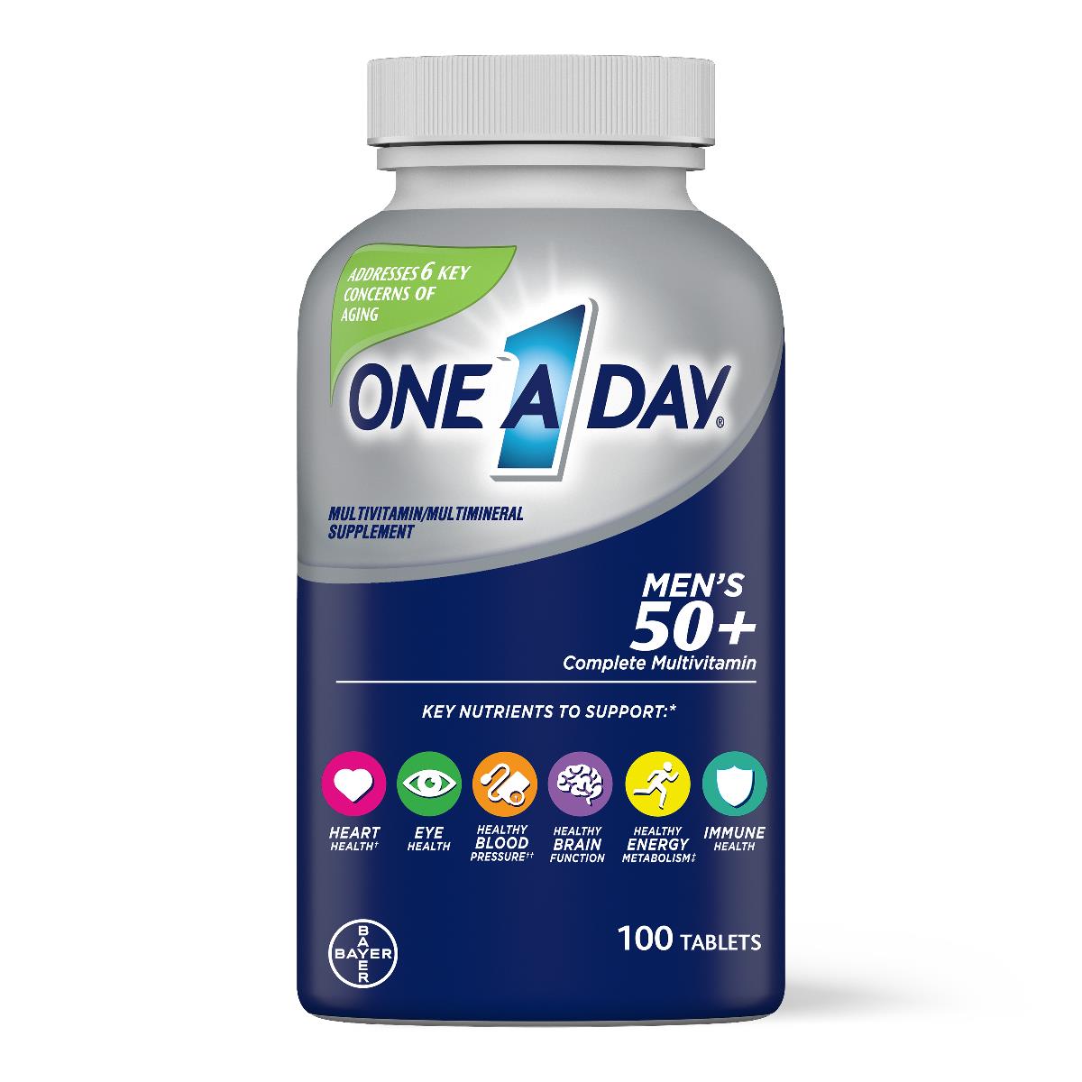 One A Day Men's 50+ Healthy Advantage Multivitamins - BeHope