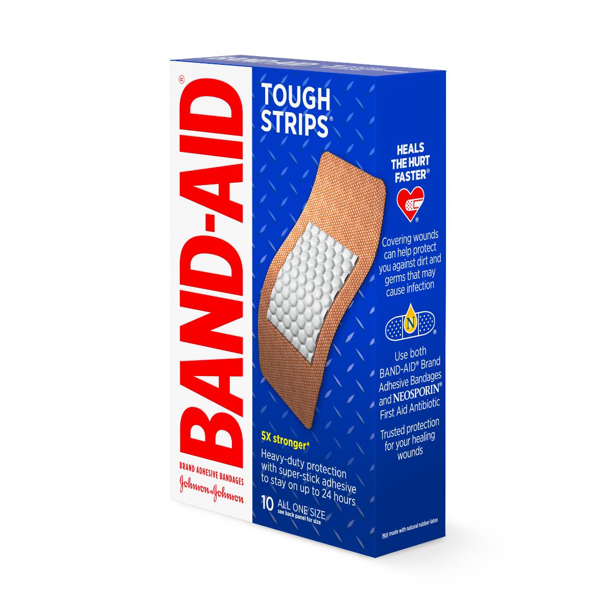 Band-aid Tough Strips Adhesive Bandages - BeHope