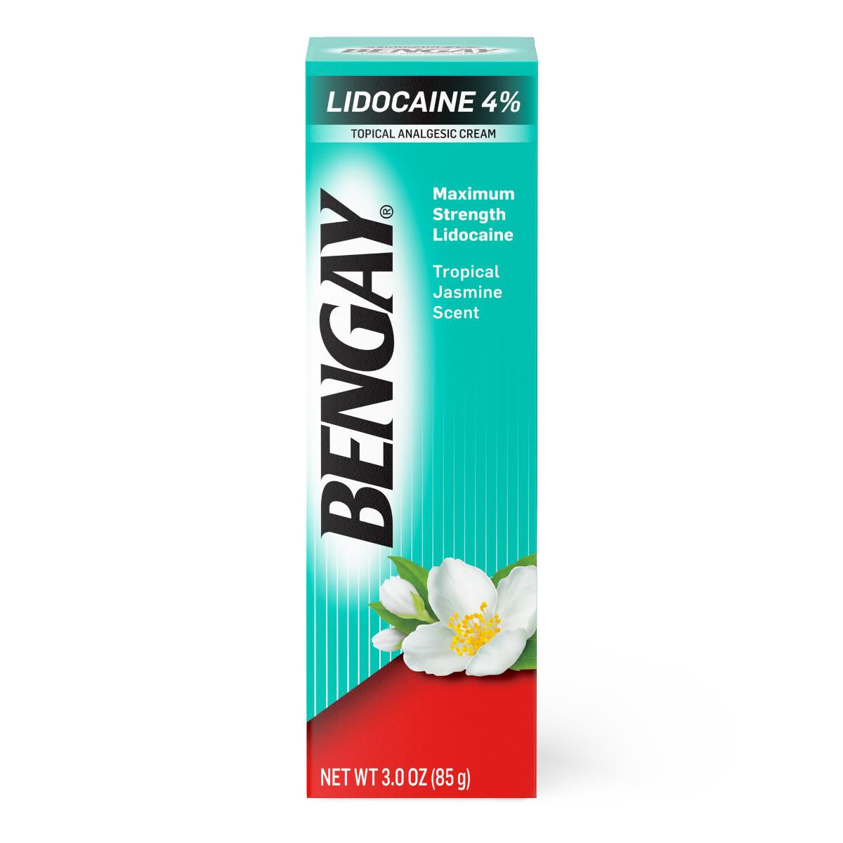 Bengay Topical Analgesic Cream with 4% Lidocaine