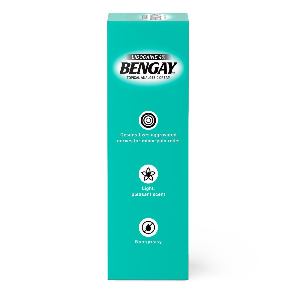 Bengay Topical Analgesic Cream with 4% Lidocaine
