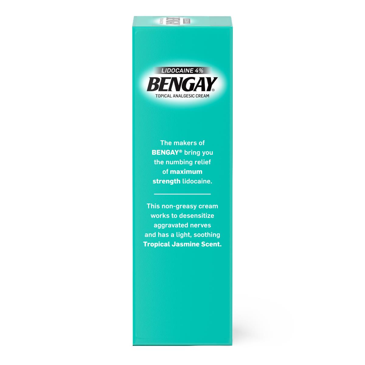 Bengay Topical Analgesic Cream with 4% Lidocaine