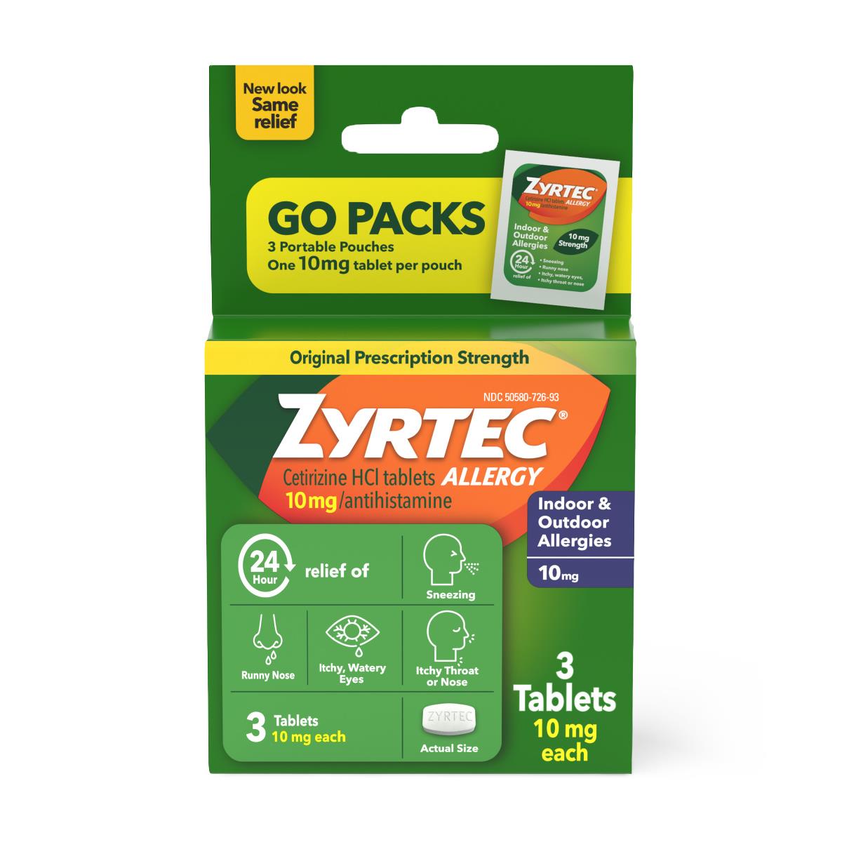 Zyrtec 24-hour Allergy-relief Medication - BeHope