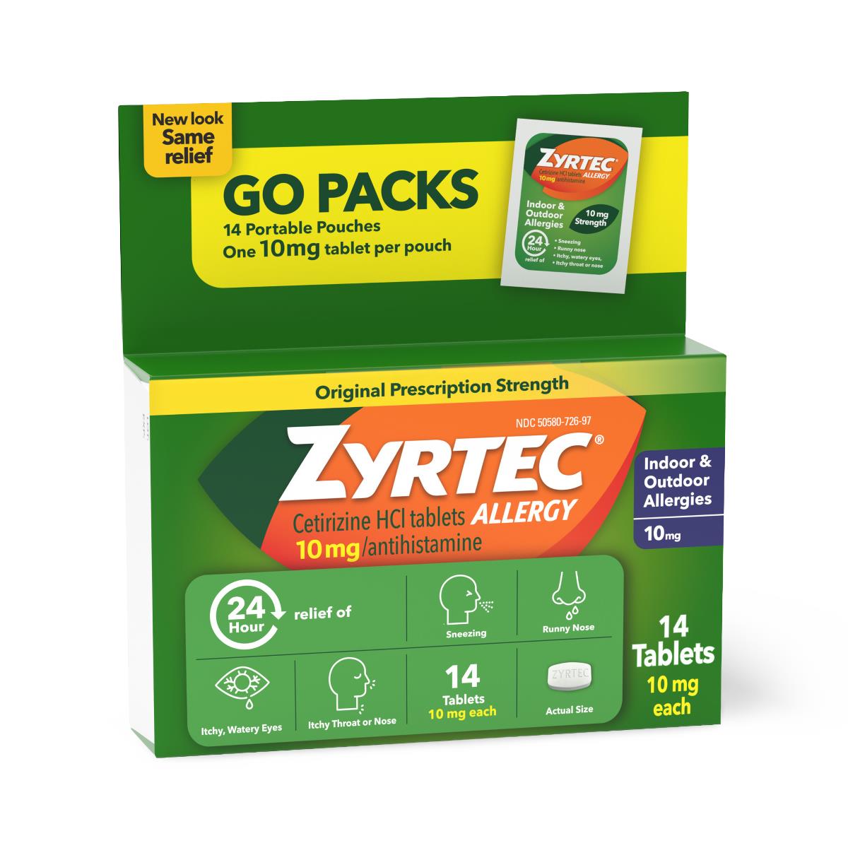 Zyrtec 24-hour Allergy-relief Medication - BeHope