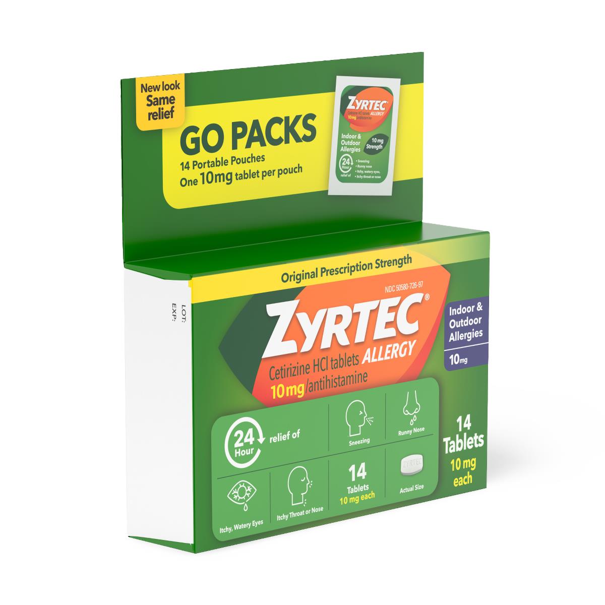 Zyrtec 24-hour Allergy-relief Medication - BeHope