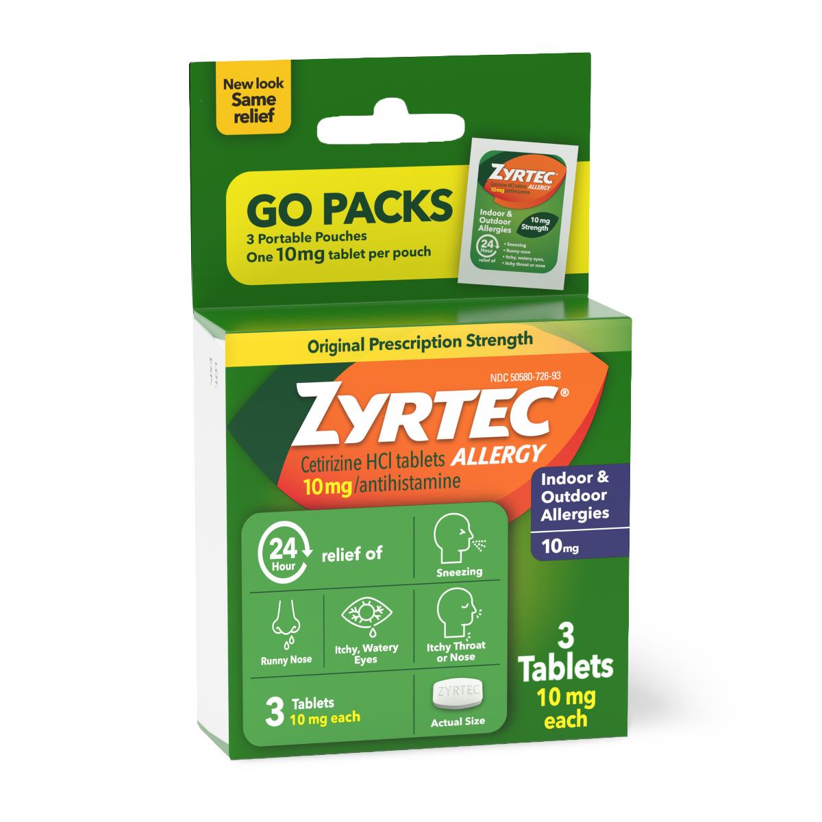 Zyrtec 24-hour Allergy-relief Medication - BeHope