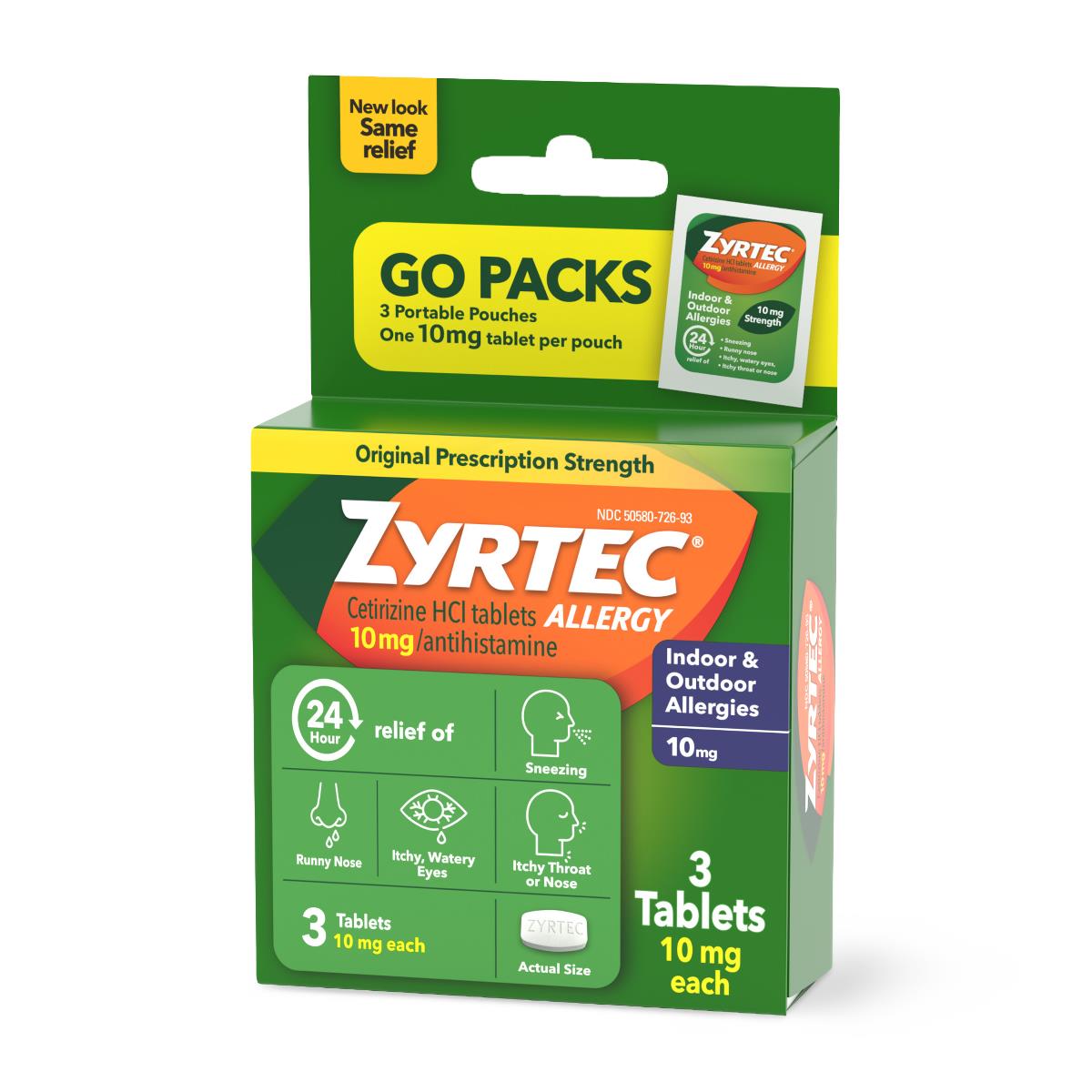 Zyrtec 24-hour Allergy-relief Medication - BeHope