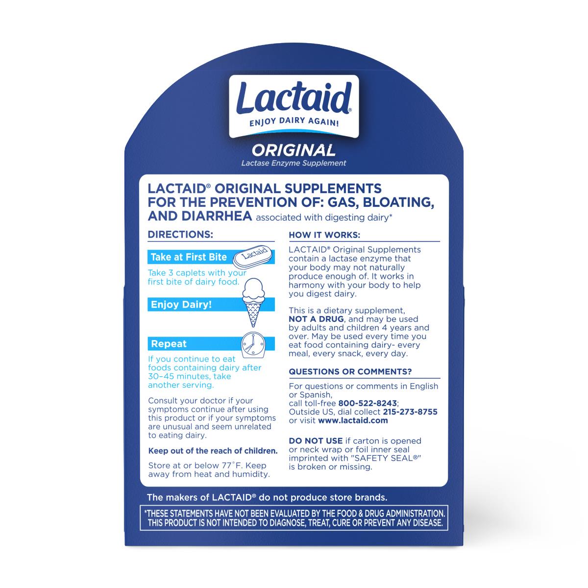 Lactaid Fast Act Caplets