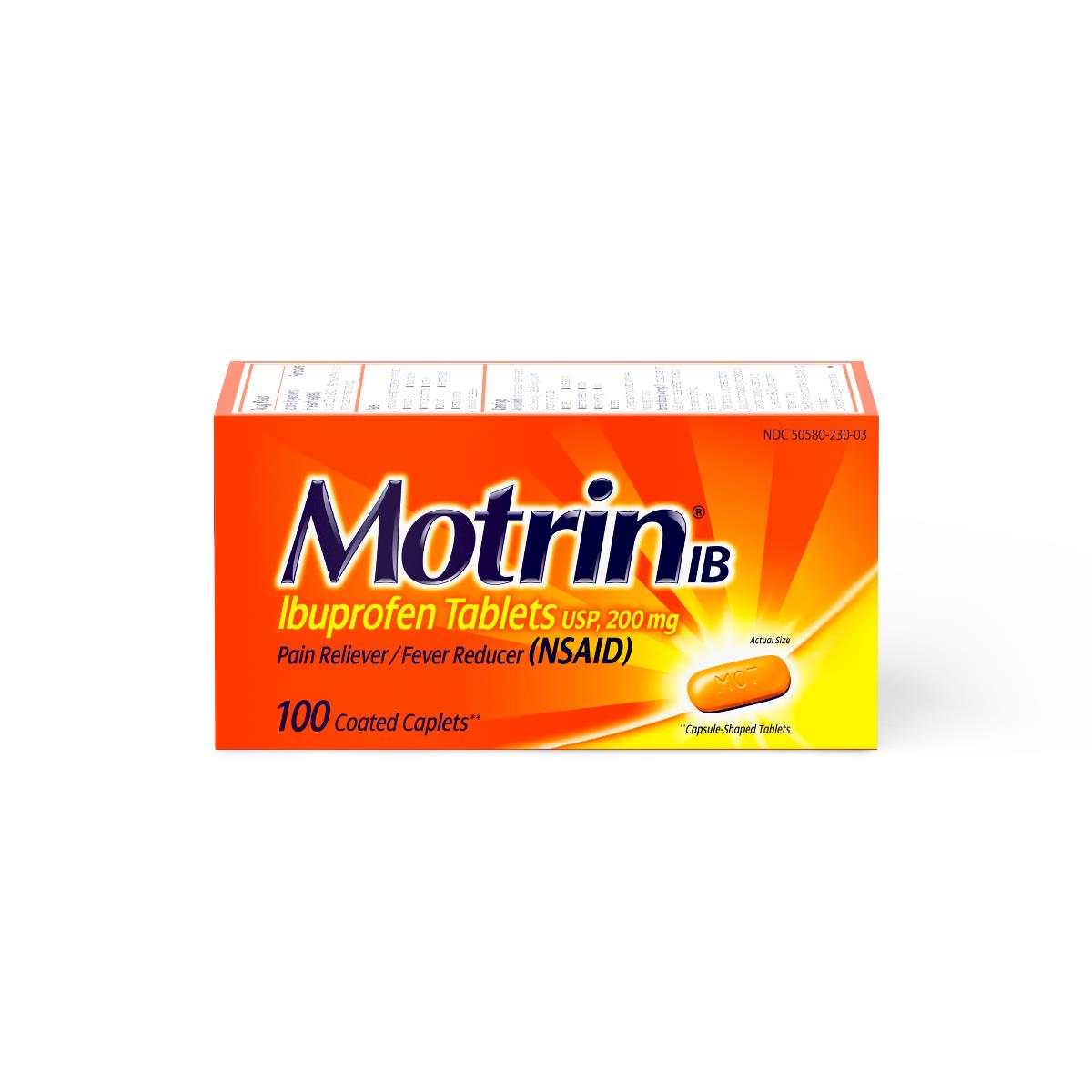 Motrin Ib Ibuprofen Pain Reliever - BeHope