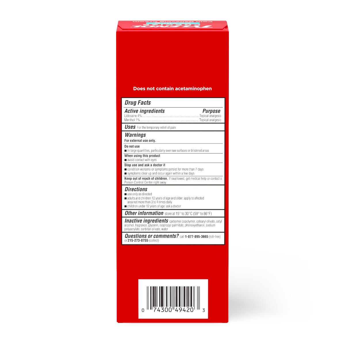 Tylenol Precise Pain Relieving Cooling Cream - BeHope